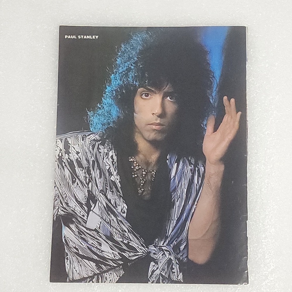 Paul Stanley KISS Vintage Poster Clipping 8x10 1980s Rock Music Memorabilia